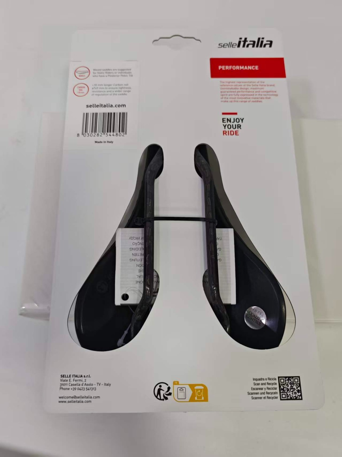 Selle Italia NOVUS Boost Evo 3D Kit Carbonio Superflow Saddle L3