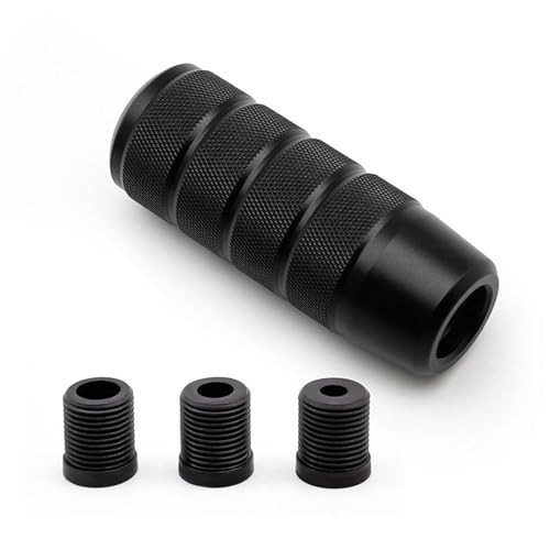 95mm/3.74″ Car Shifter Knob, Aluminum Weighted Automotive Gear Shift Black