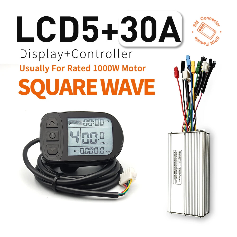 KT Electric Bike 30A 35A 50A 1000W 1500W 3000W Controller 36V/48V LCD Display