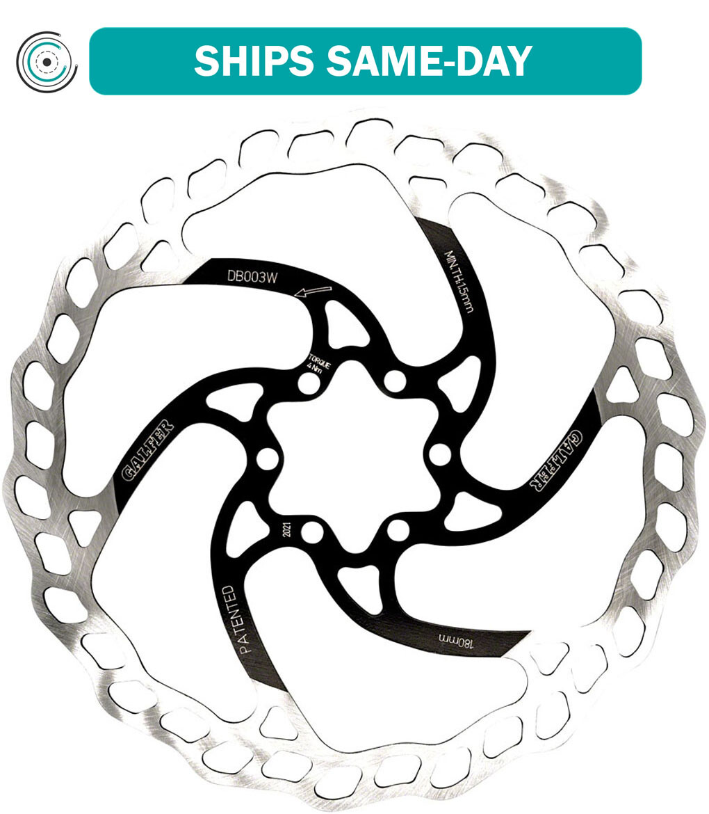 Galfer MTB Disc Brake Rotor – 180mm, 6-Bolt, 1.8mm