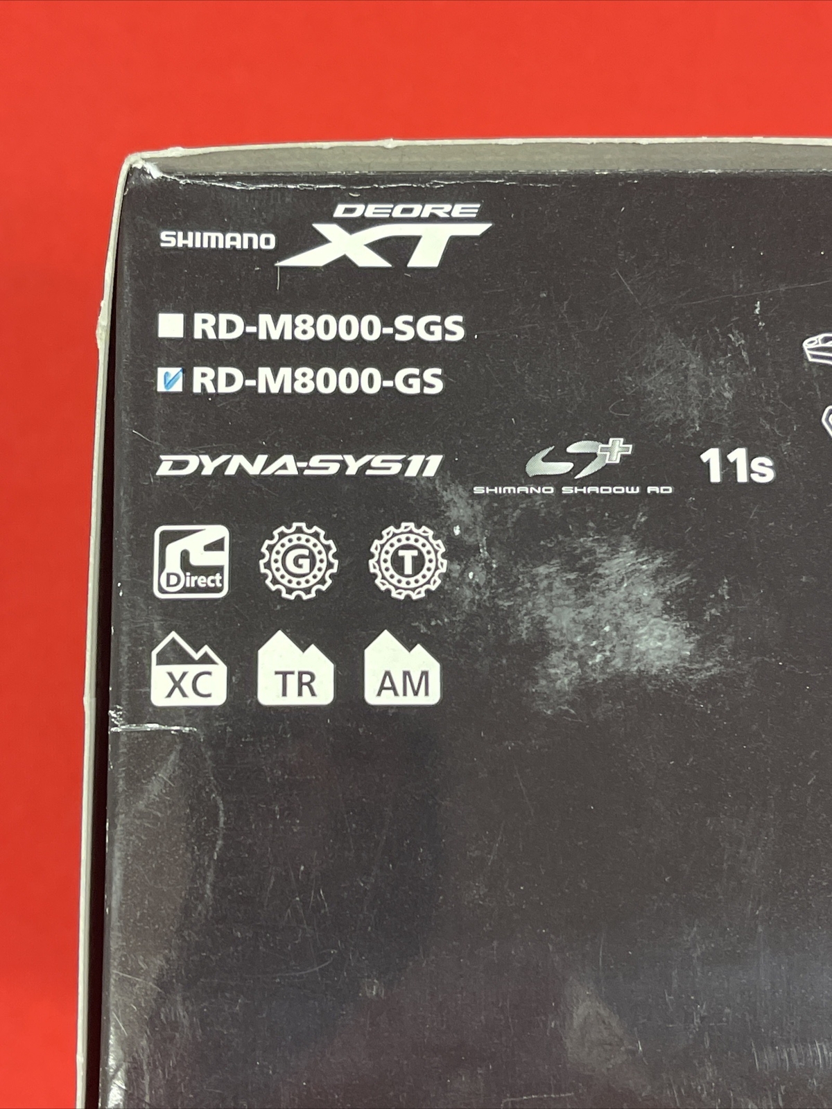 SHIMANO XT RD-M8000-GS Rear Derailleur 11 Speed Medium Cage Black W/ Clutch NEW