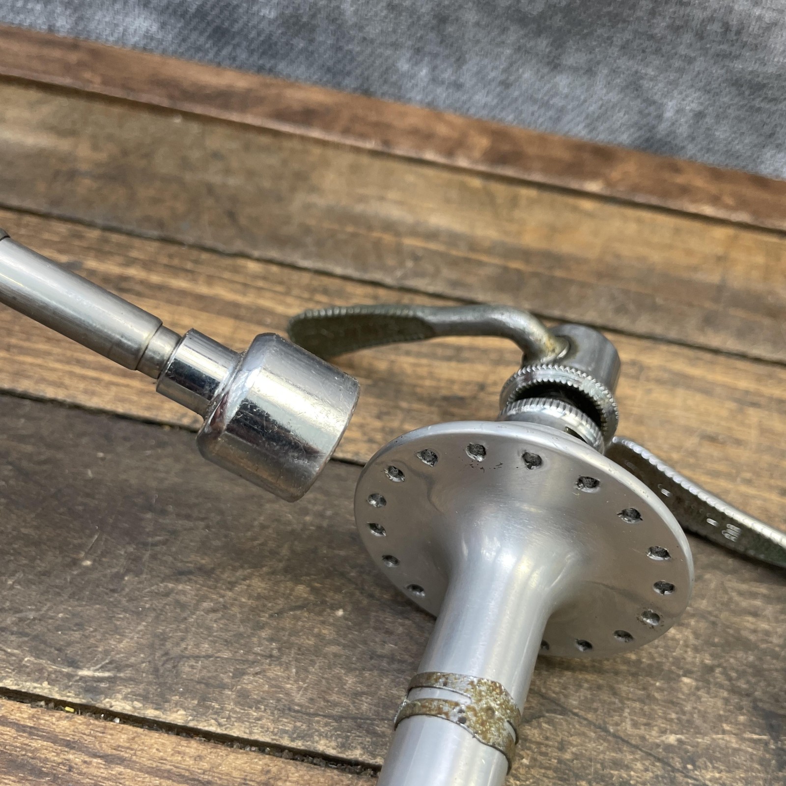 Vintage Shimano Dura-Ace 1st Gen Bike Hub Set 36H 36 Front Rear 120 70s
