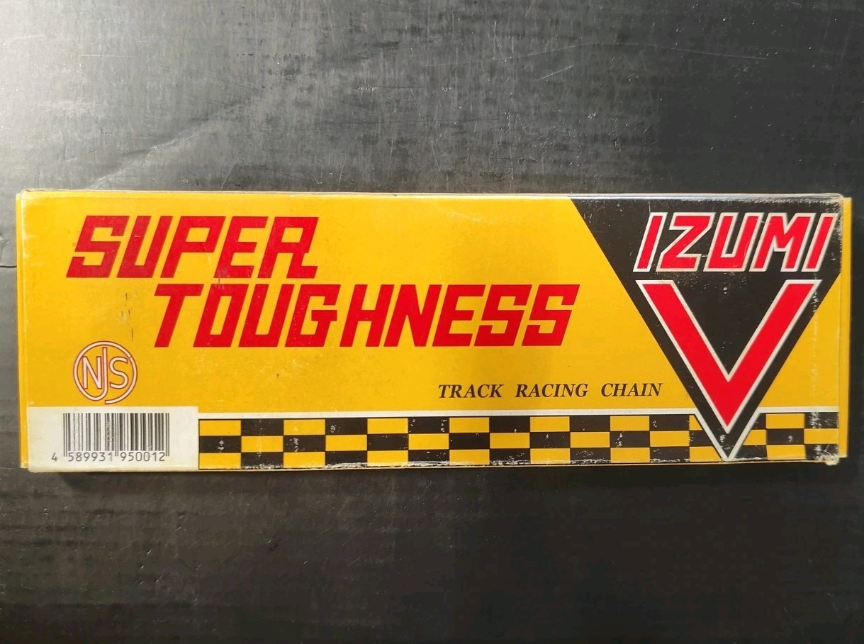 Izumi V Super Toughness Gold & Black 1/8″ NJS Keirin Track Fixed Gear Bike Chain