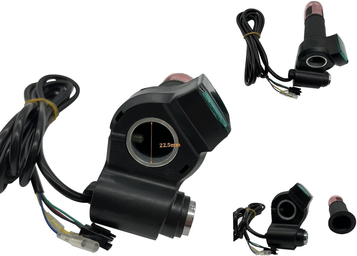 High-Performance Electric Scooter Throttle Grip with Real-Time Battery Indicator