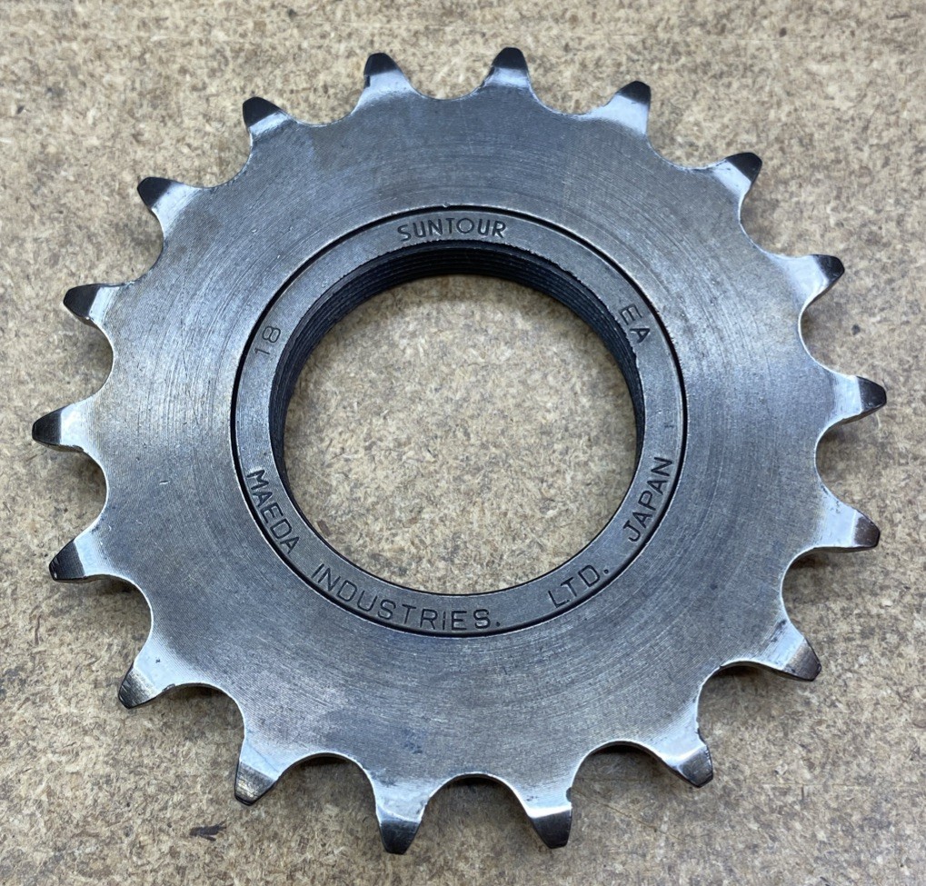 Vintage Suntour Madea Industries Ltd. Track Bike Cog 18t 3/32″ EA Sprocket Steel