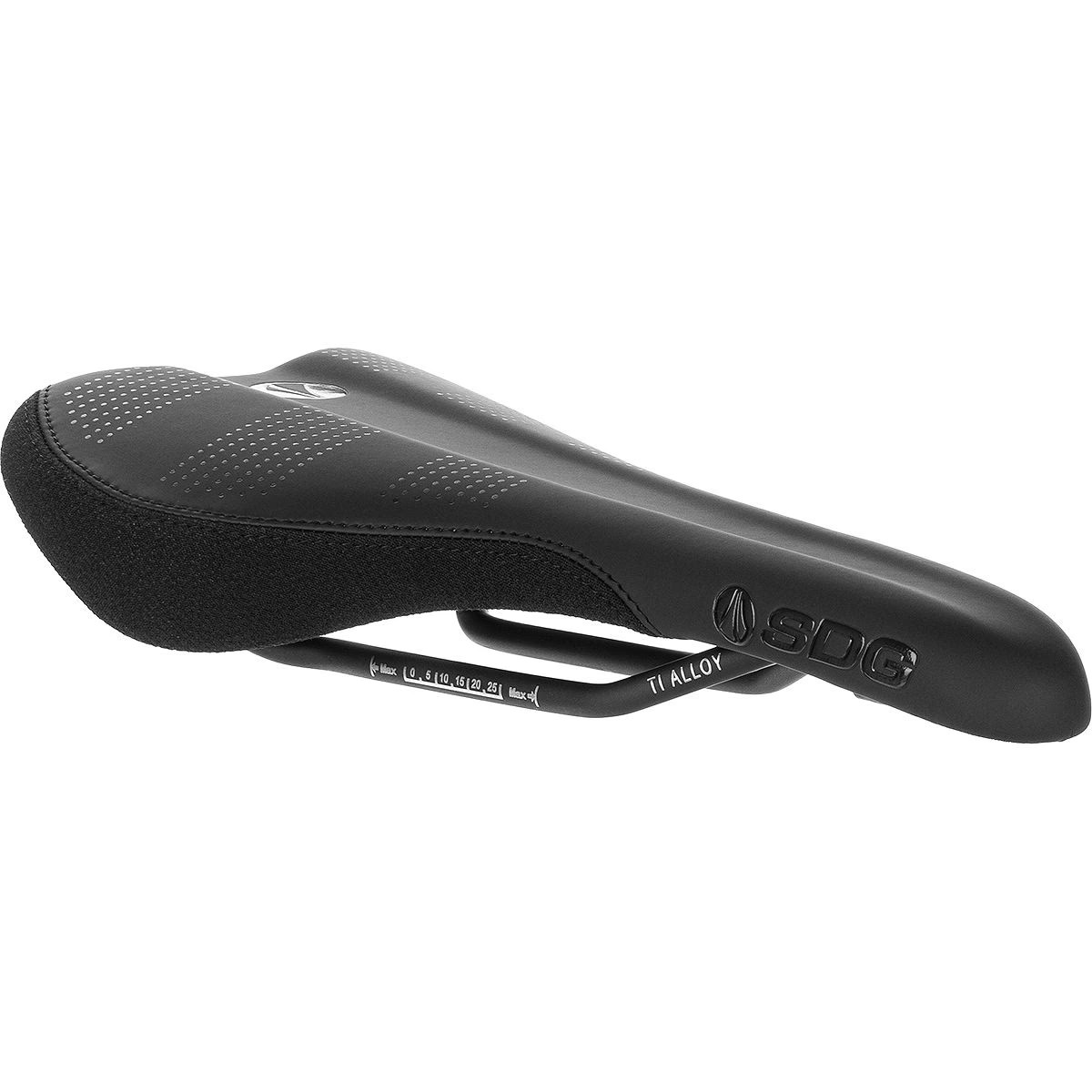 SDG Components Radar MTN Ti-Alloy Saddle Black/Black, 137mm