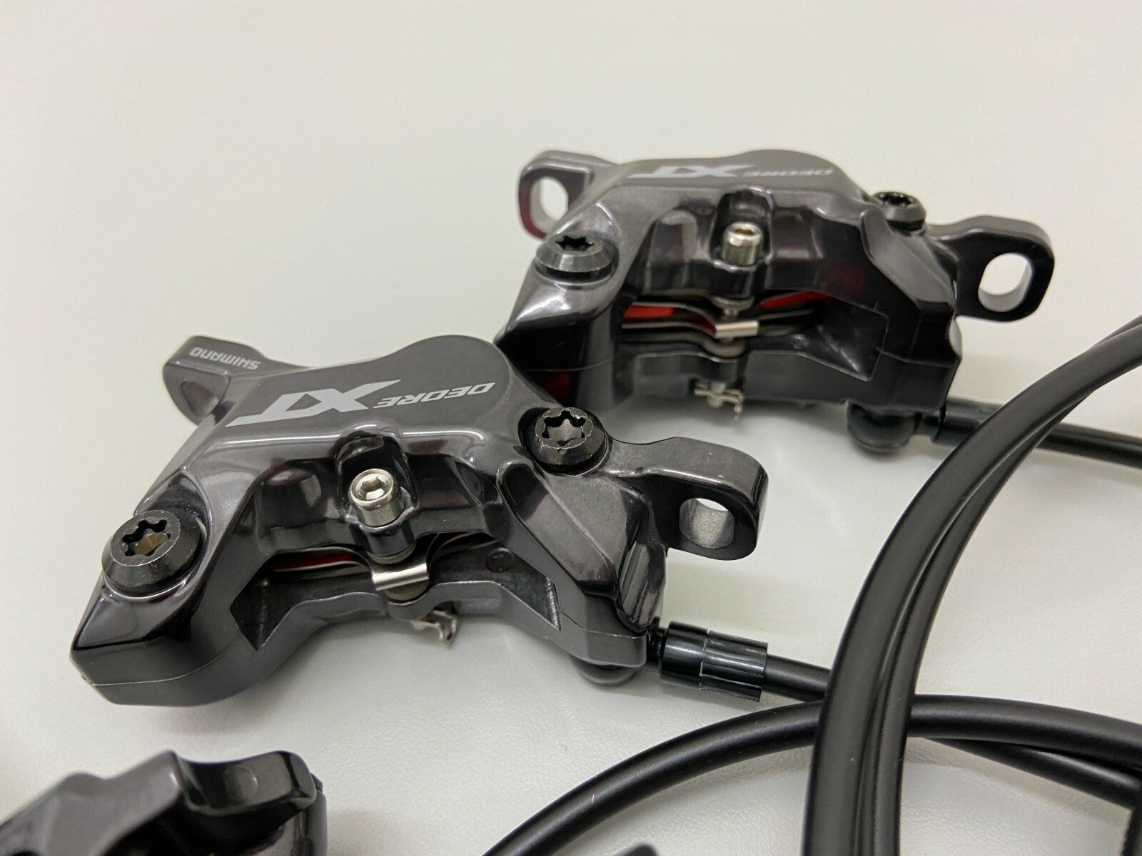 Shimano Deore XT BR-M8120+BL-M8100 4-Piston Hydraulic MTB Disc Brake Set