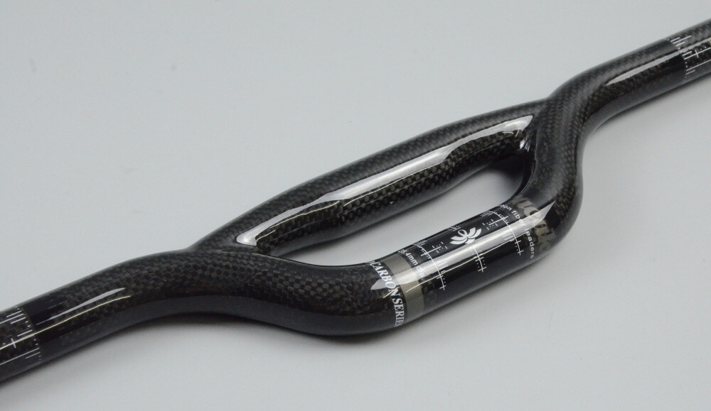 25.4/31.8mm MTB Handlebar Carbon Fiber Folding Mountian Bike Rise Bar 580-740mm