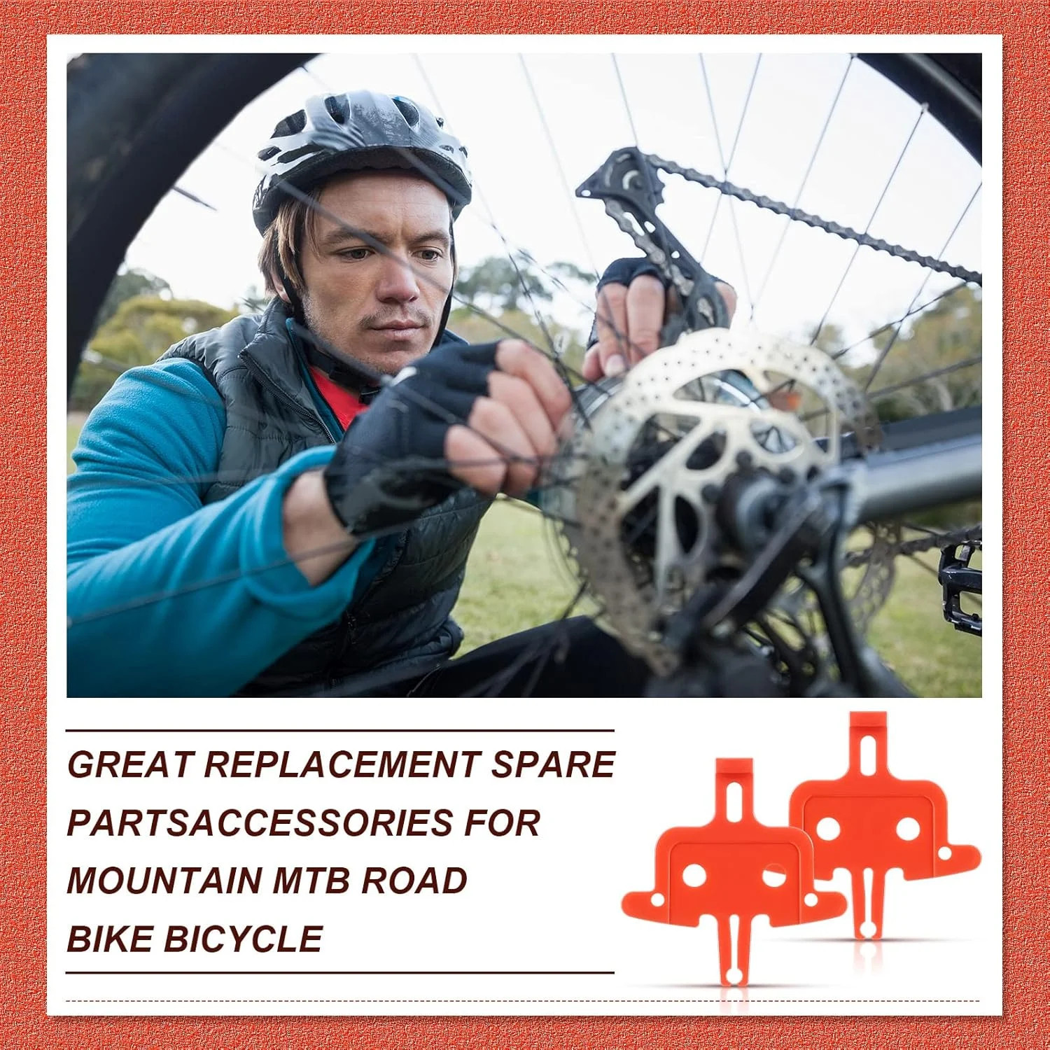4 Pieces Bicycle Brake Spacer Disc Bike Hydraulic Disc Pads Disk Spacer Bike Bra