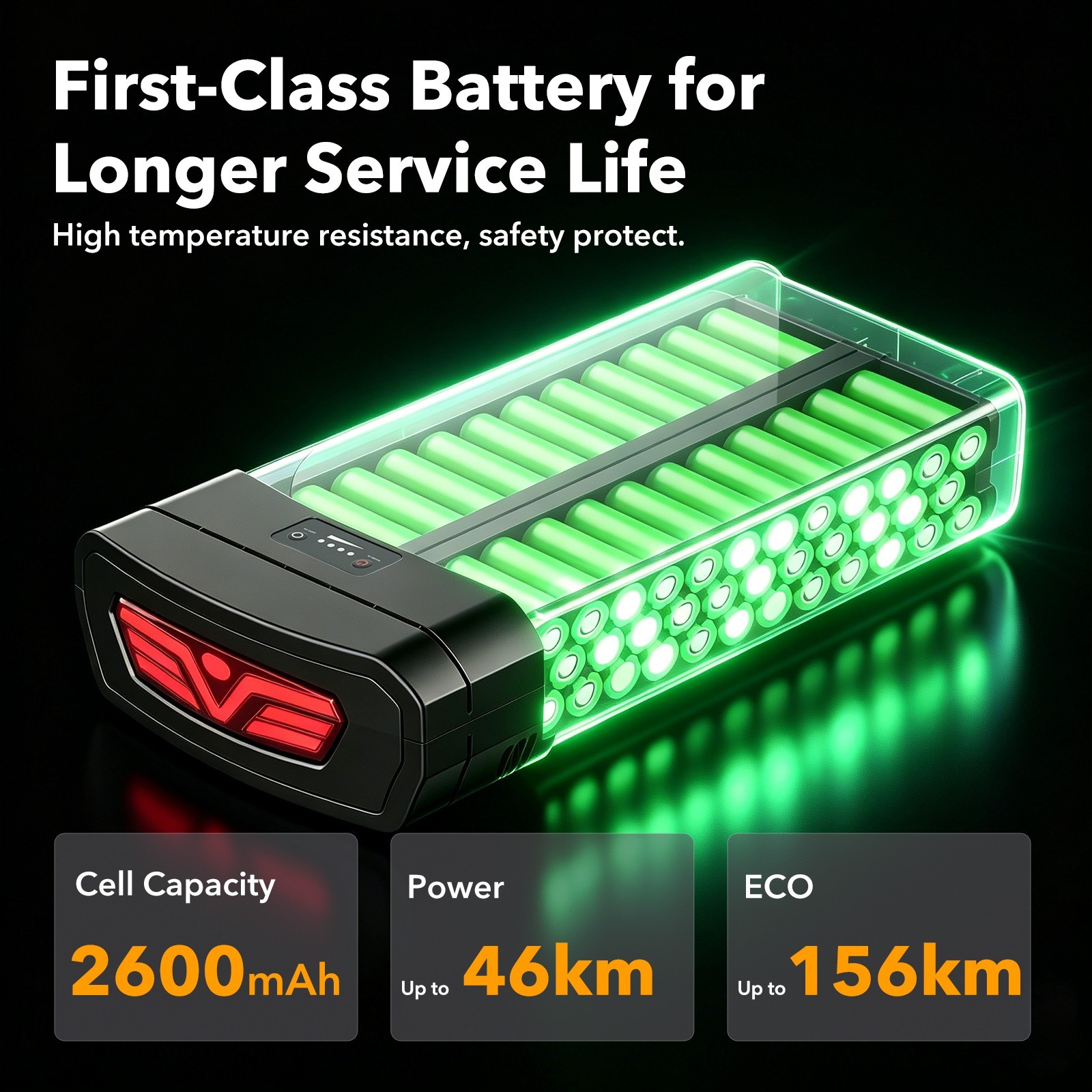 48 Volt Lithium Ion Battery 48V 13Ah Rear PEDEGO Electric Bike Battery Pgoebikes