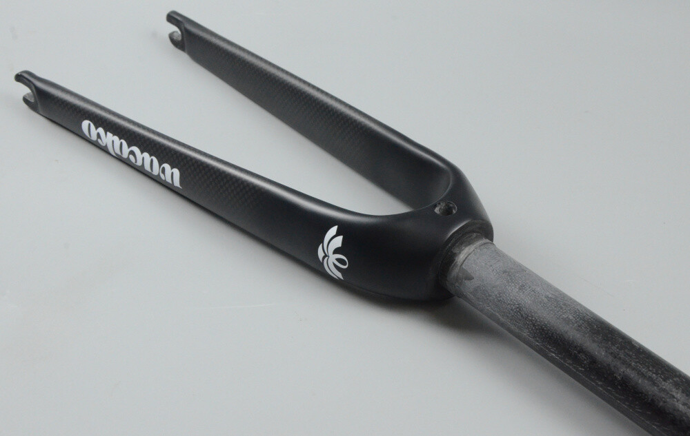 1-1/8 in Full Carbon Biyclce Fork C Brake Rigid BMX Bike Fork 16/18/20/22 in QR