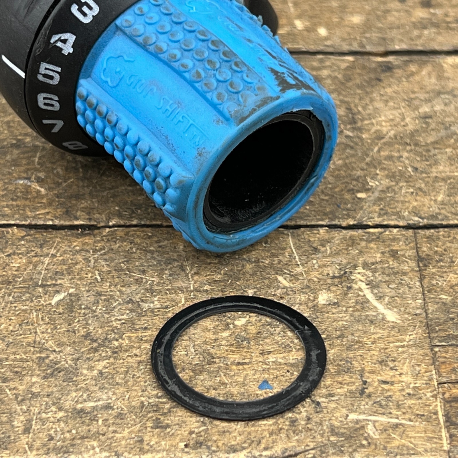 Vintage Grip Shift Shifter Blue Right 8 Speed 8s Gripshift Twist MTB Sram