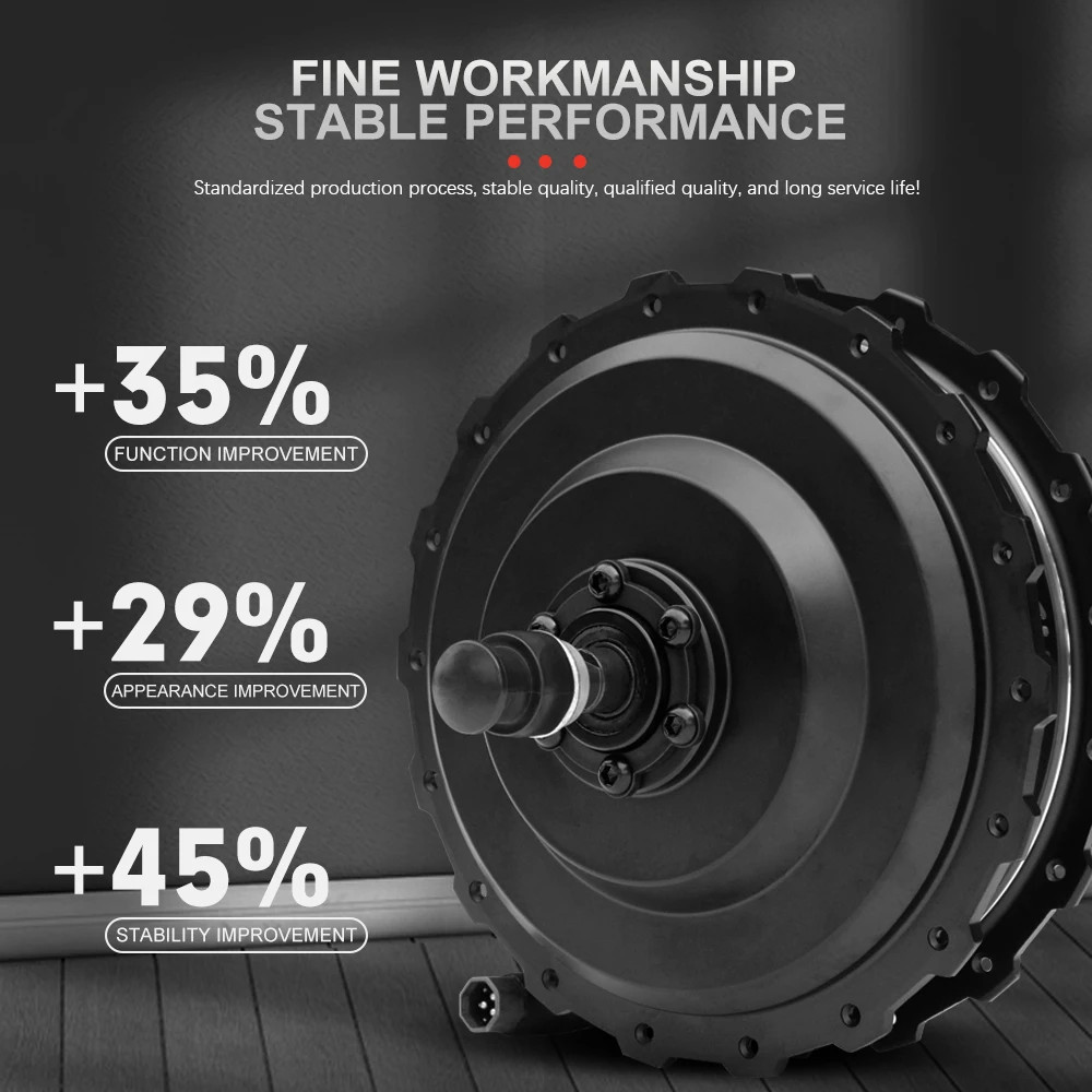 Mountain E-bike 48V 750W High Speed Rear Brushless Gear Hub Motor Wheel Drive