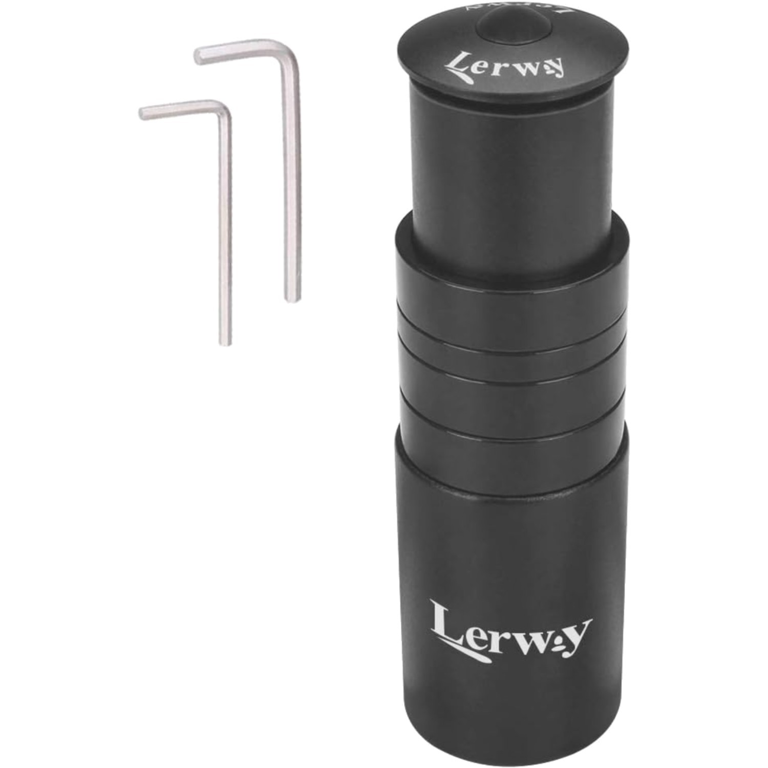 Lightweight 1-1/8” Bike Stem Extender with Spacers for Custom Height Adjustment