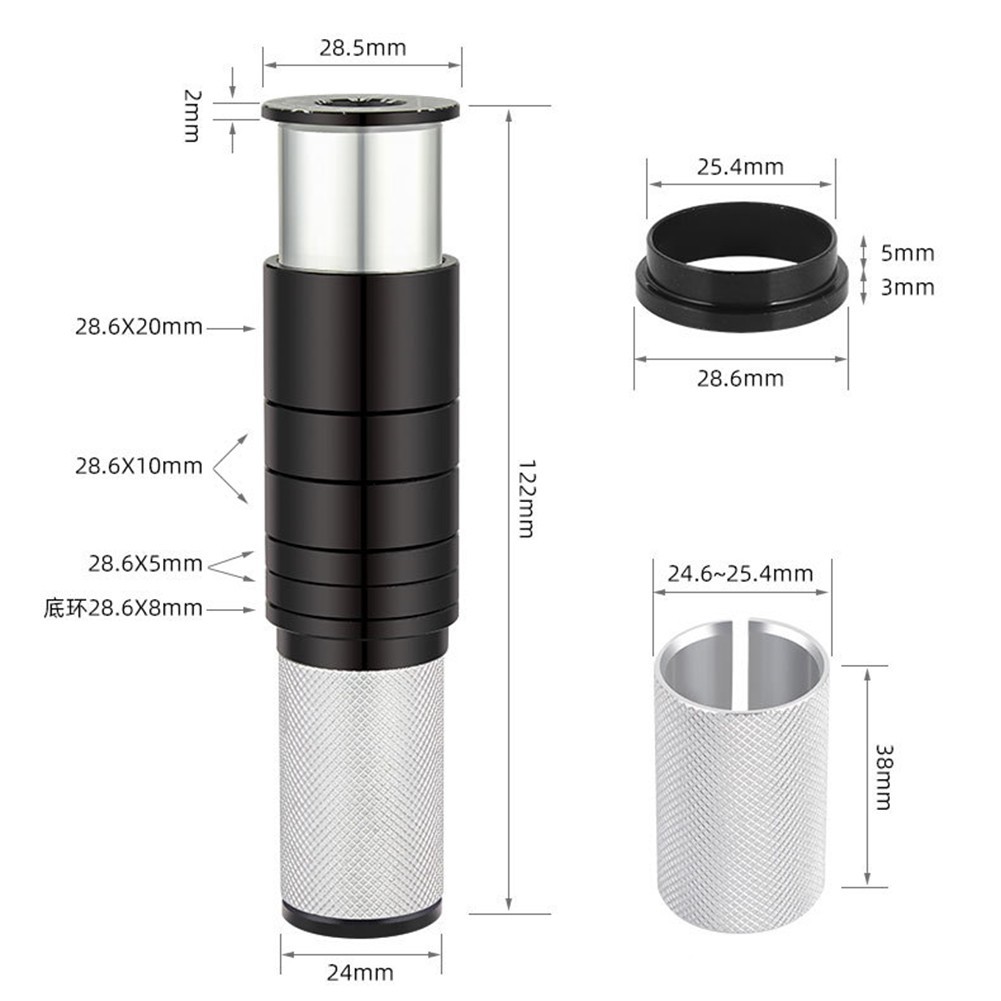 Increase Your Handlebar Height by 3cm with this Bicycle Fork Stem Extender