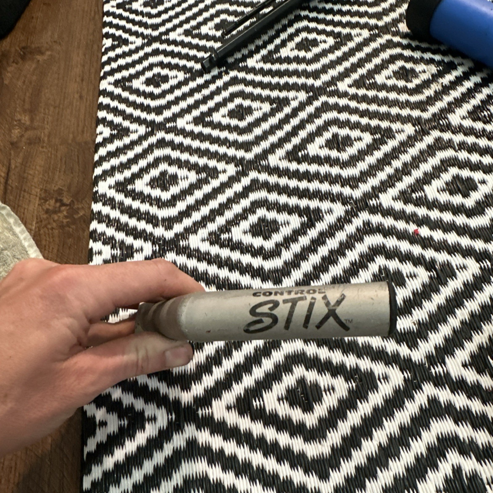 Control Tech Stix Aluminum Bar Ends Silver/Black