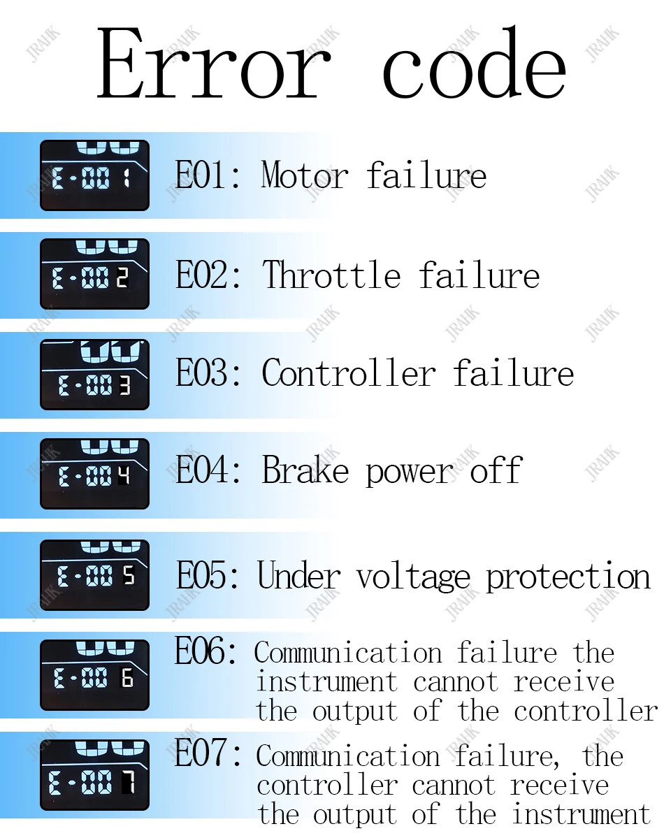 BLDC E-bike Controller 60v 48v 2000w 36v 1000w Electric Scooter Kit LCD Display