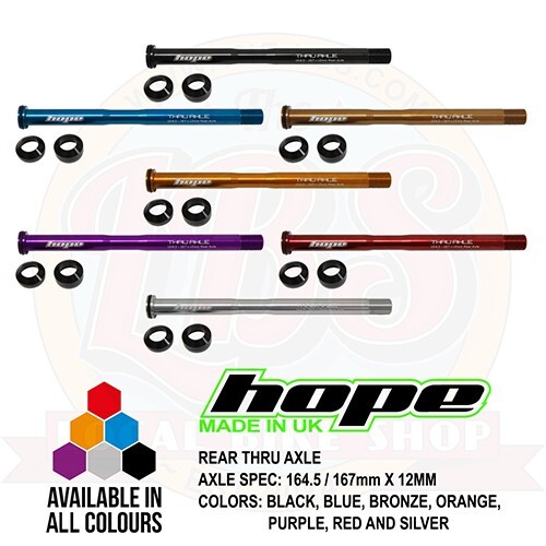 Hope Rear UDH Thru Axle For Santa Cruz Specialized Trek Transition – All Options