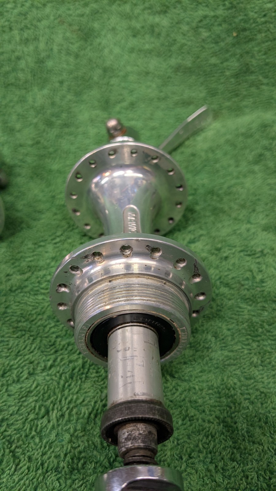 Mavic 500 Vintage Hubset With Original Skewers 100/125mm 32-hole Freewheel