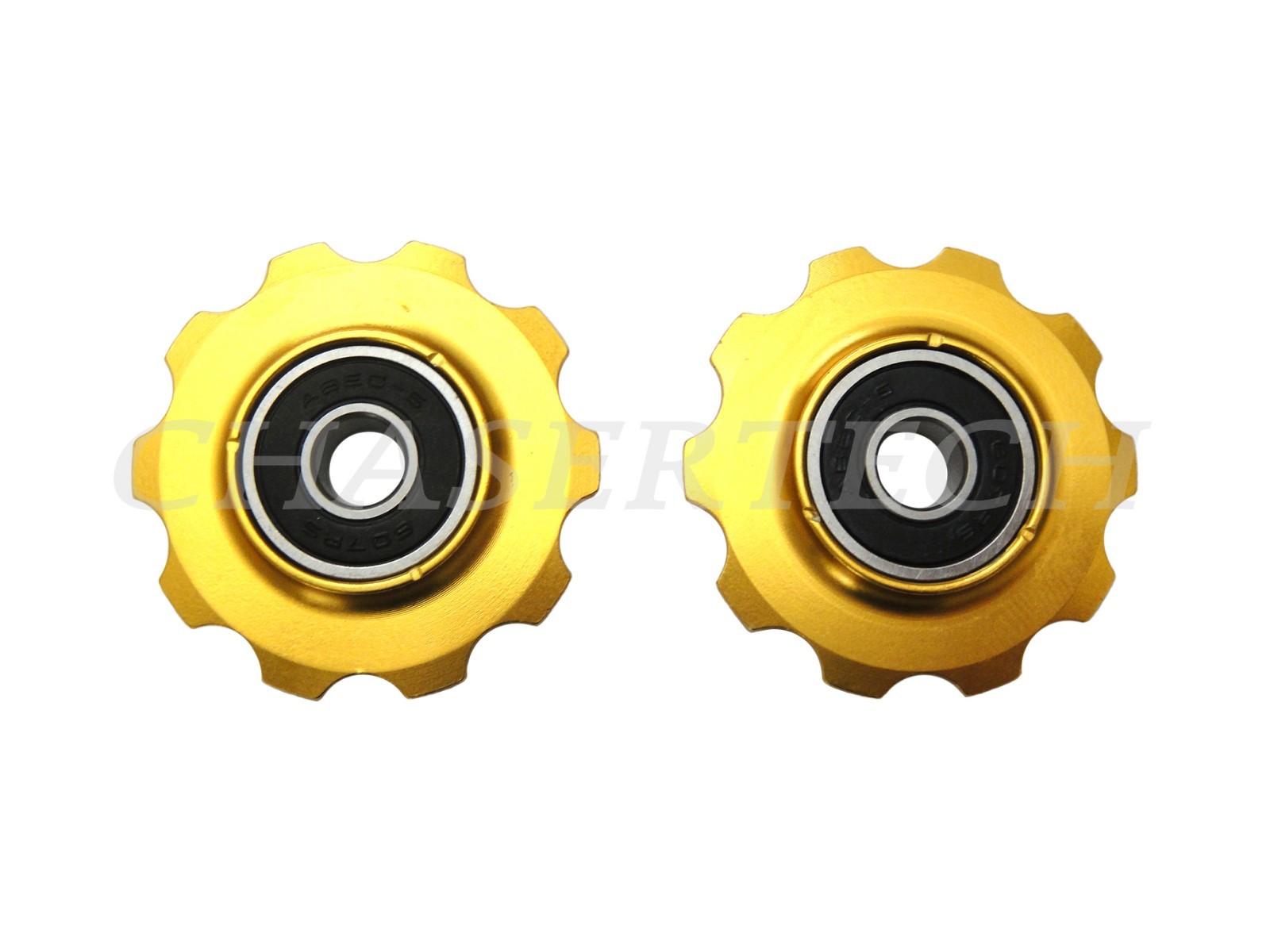 MTB Road Bike Rear Derailleur Jockey Wheel Pulley 10T Gold