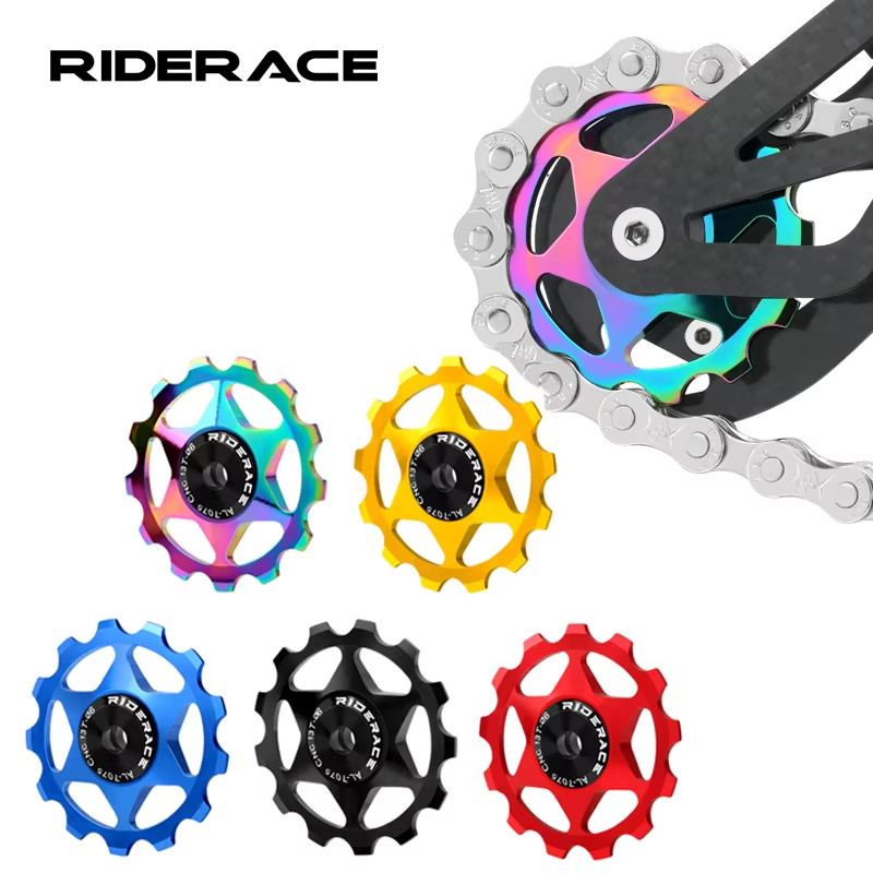 11T 13T Bicycle Pulley Rear Derailleur Multicolour MTB Road Bike Wheel Guide Bea