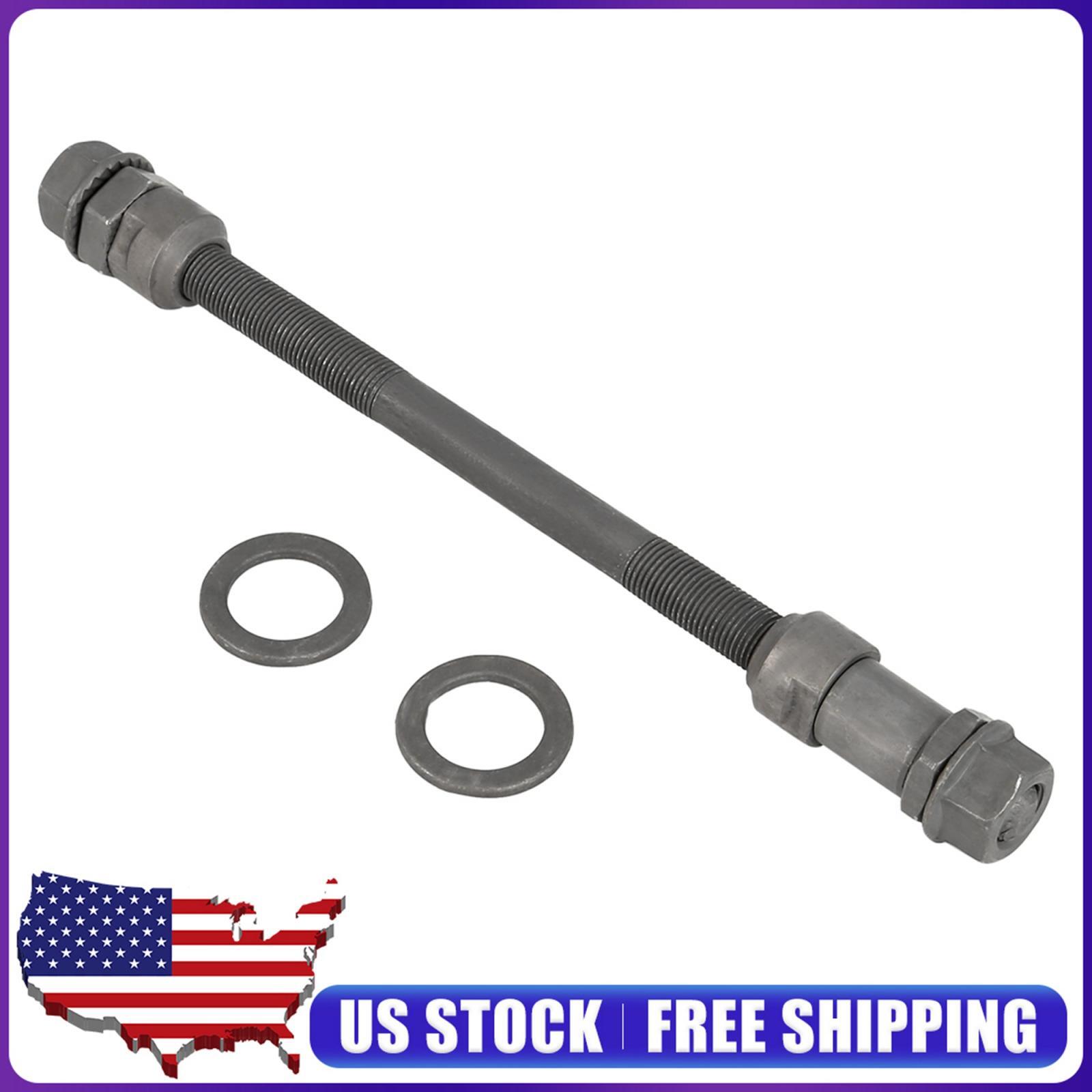1 Pcs 9.5mm Wheel Hub Axle Rear Axle Solid Shaft Black for MTB Road Bicycle