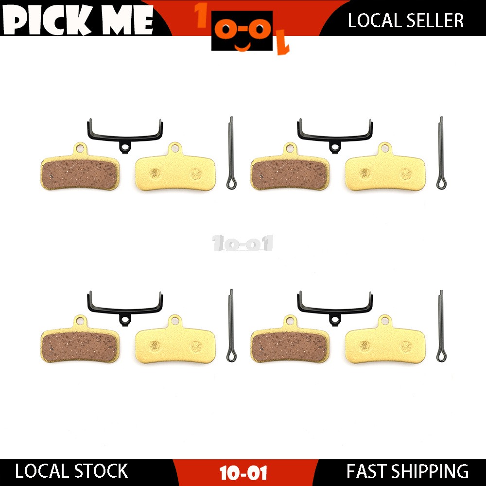 4 Pairs Full Metal Bicycle Bike Disc Brake Pads For TRP DHR EVO HD-M845 HD-M846