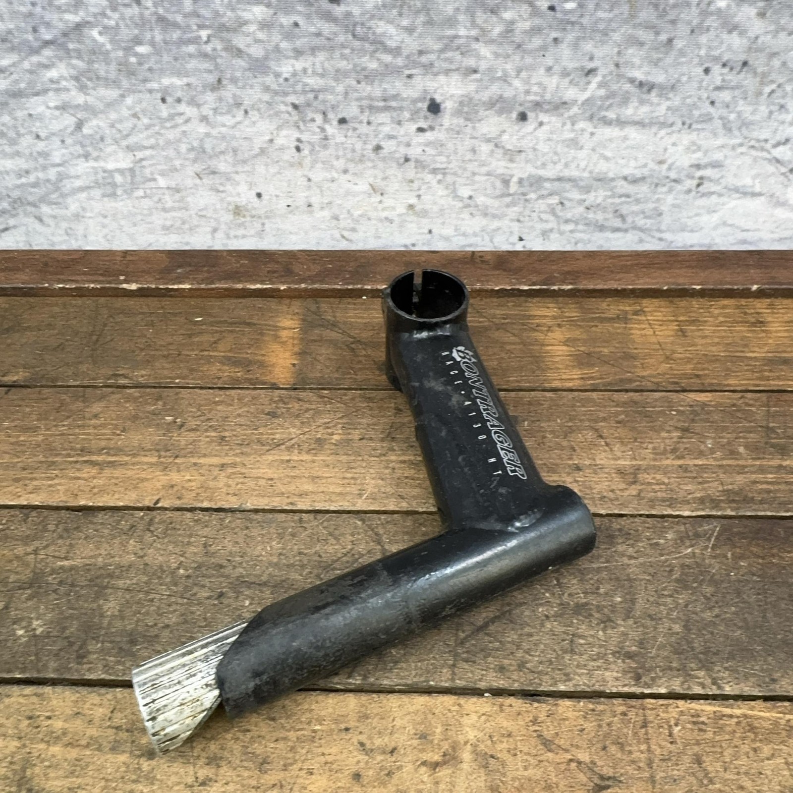 Vintage Bontrager Race 4130 Quill Stem 95mm 25.4 Clamp 1″ 22.2 Black Steel MTB