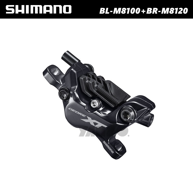 Shimano XT BL-M8100 BR-M8120 4-Piston Hydraulic Disc Brake Set – Left Lever
