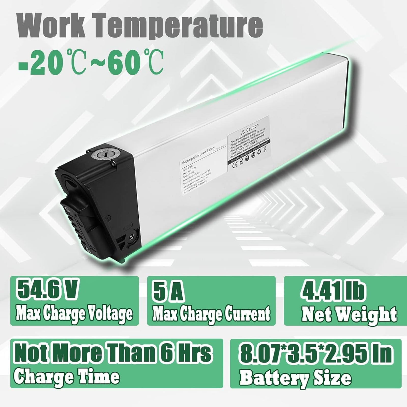 Electric Bike 48V 13Ah Lithium Battery For SAMEBIKE LO26 Plus Folding Bike