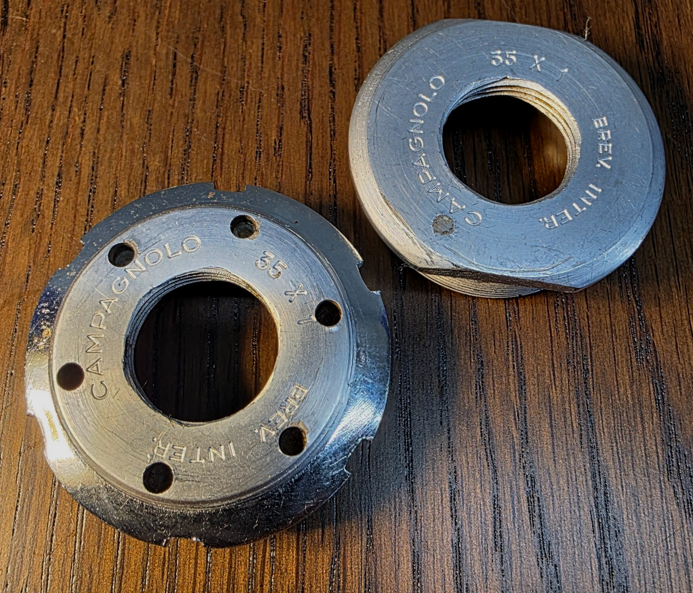 RARE French 35×1 Campagnolo Nuovo Record BB hollow 112mm “Z” 68-SS-120 L’Eroica
