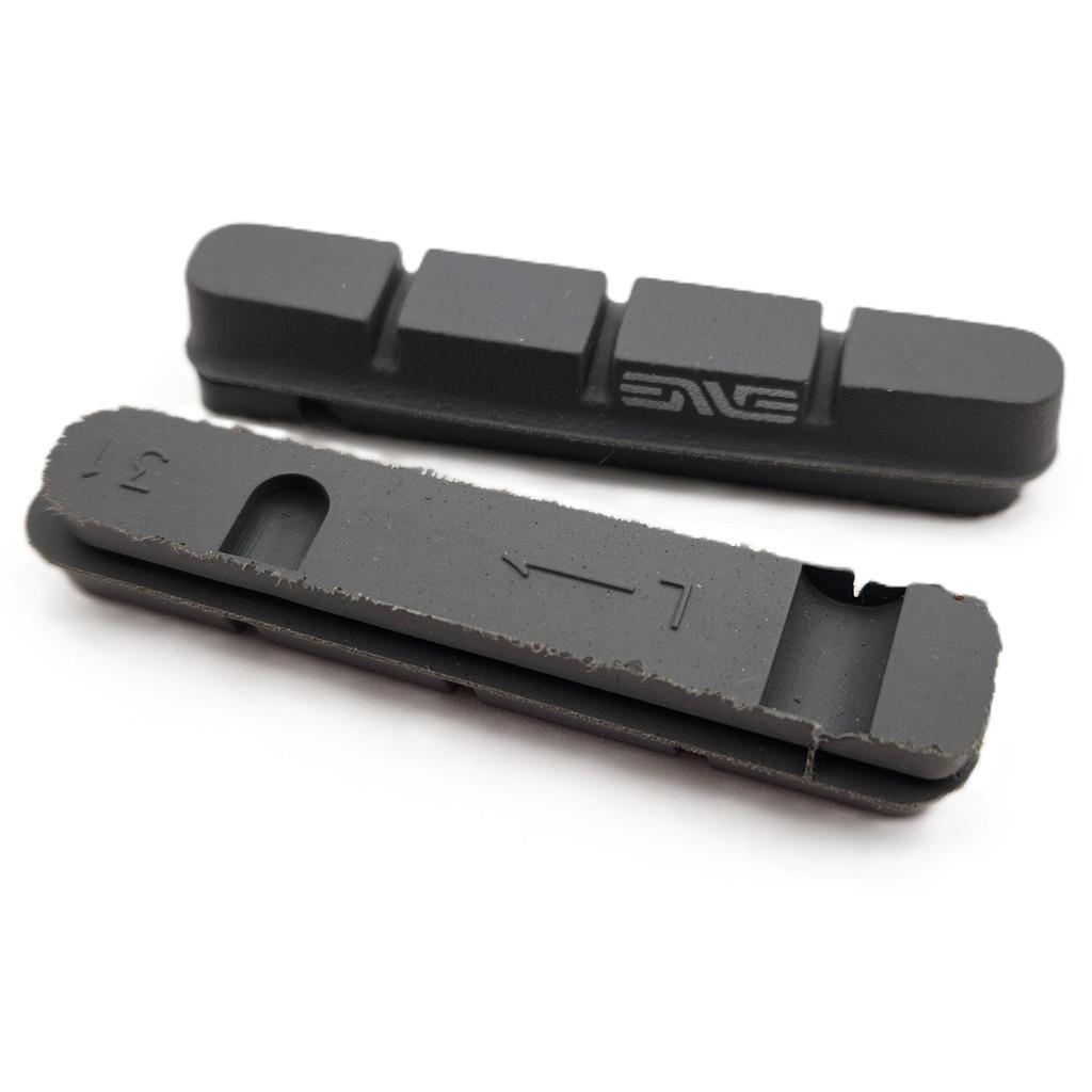 2 Pack ENVE Carbon Brake Shoes for Smooth Brake Tracks, Shimano / SRAM, Gray