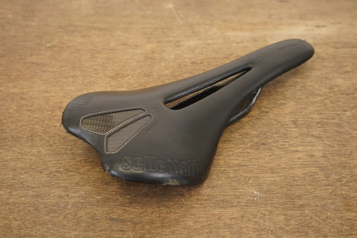 130mm Selle Italia SLR Carbon Rail Road Saddle 130g