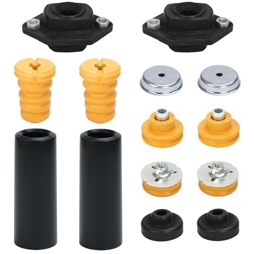Rear Shock Mount, Bump Stop & Dust Boot Assembly Set Compatible with BMW E82