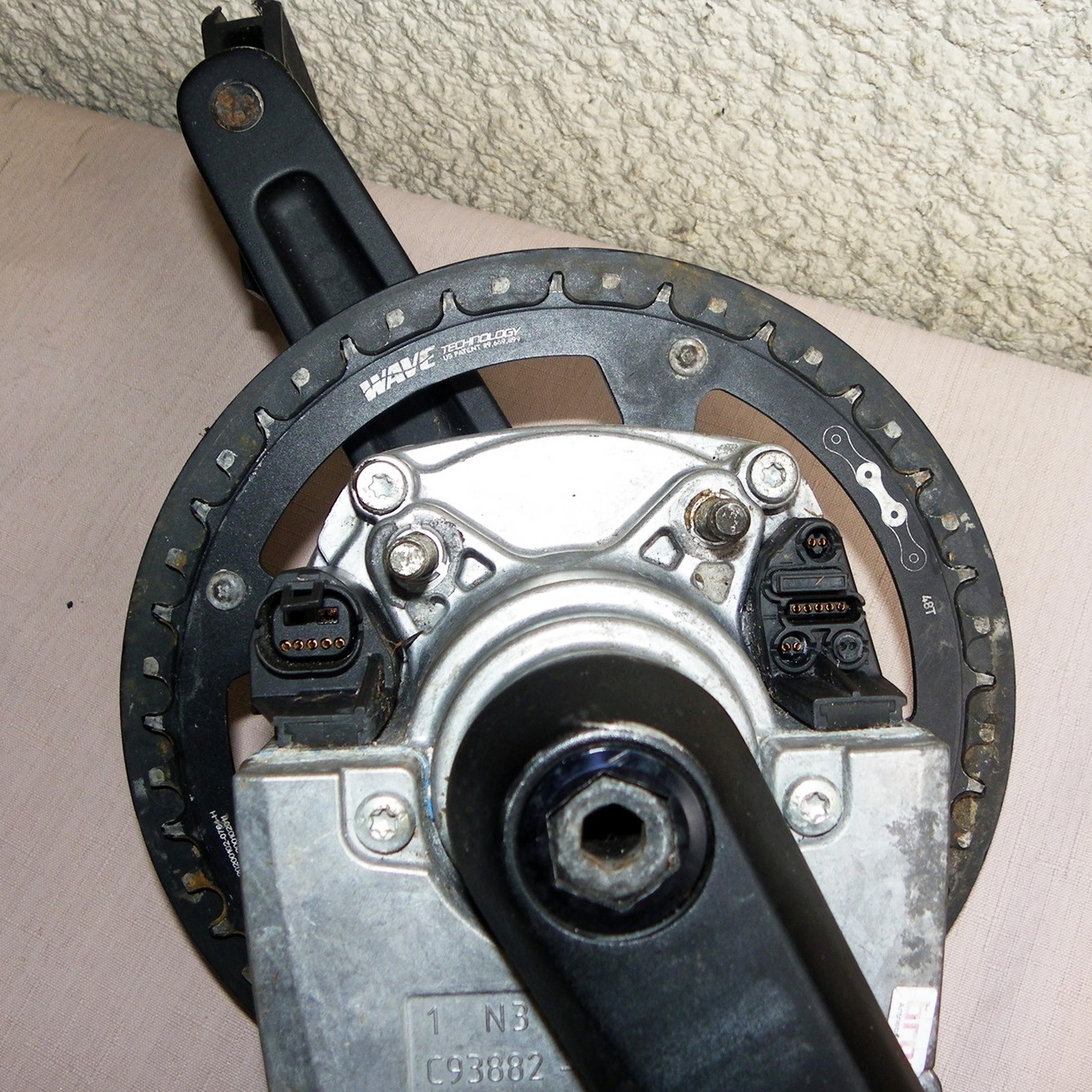 BROSE E-BIKE PEDAL MOTOR 250W 36V DRIVE C E22243-200 WRECKED BICYCLE ITEM