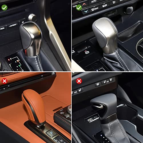 Bling Shift Gear Lever Accessories Fit for Lexus 16-18 ES350 15-22 NX300 Black