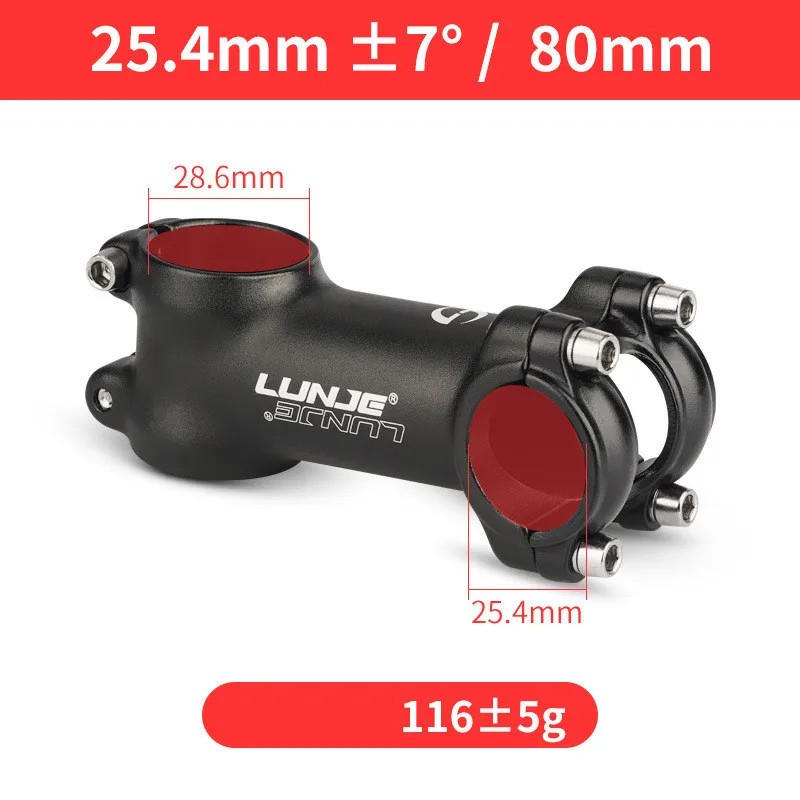 Bike Stem 7° 50-100mm 25.4/31.8mm MTB Road Ultralight Handlebar