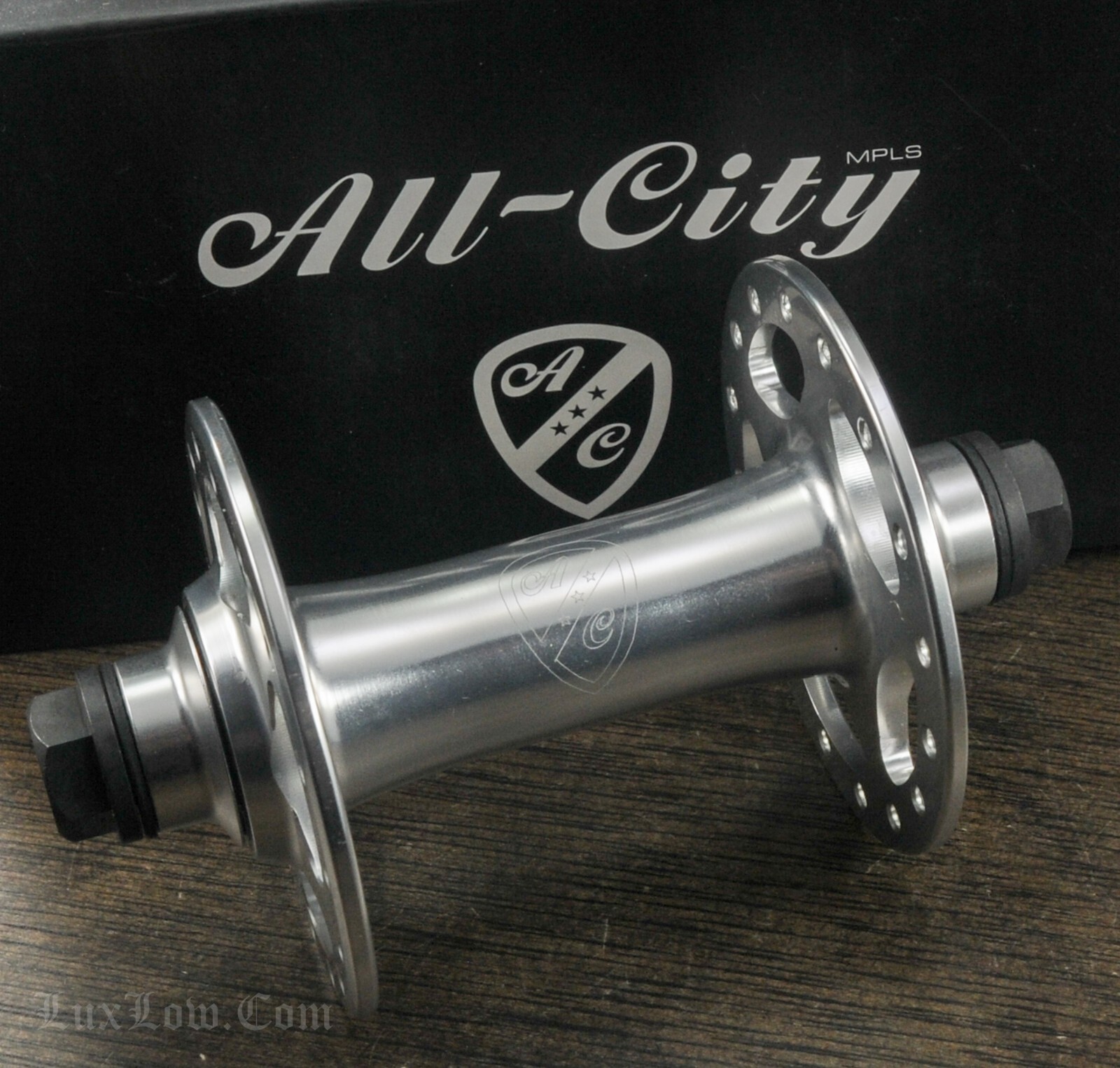 NOS All City Bike Sheriff Star Front HUB 32h Bolts 9mm Nuts Fixed Gear Bicycle