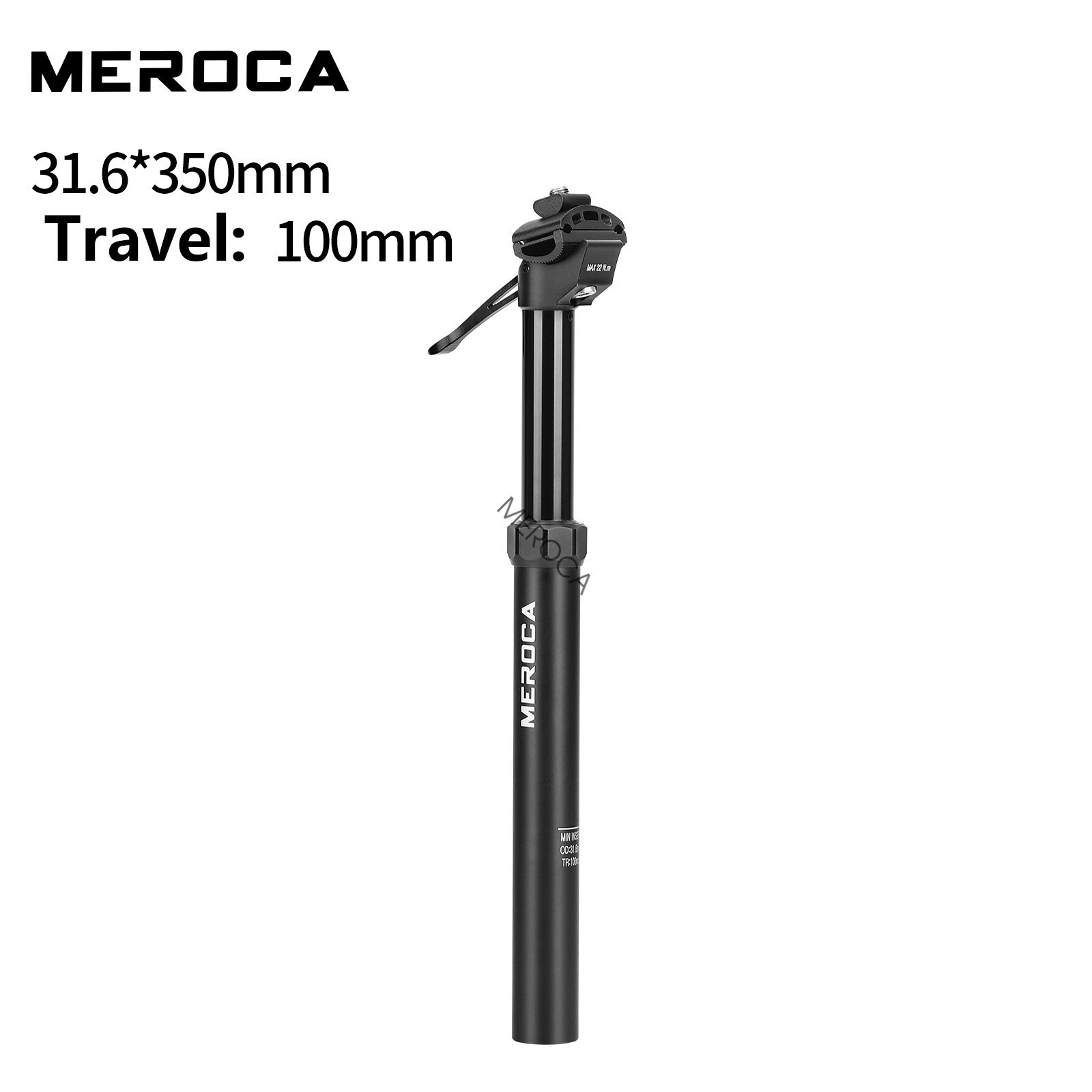 MEROCA Mountain Bike Seatpost MTB Bicycle Dropper Seat Post 27.2/30.9/31.6mm