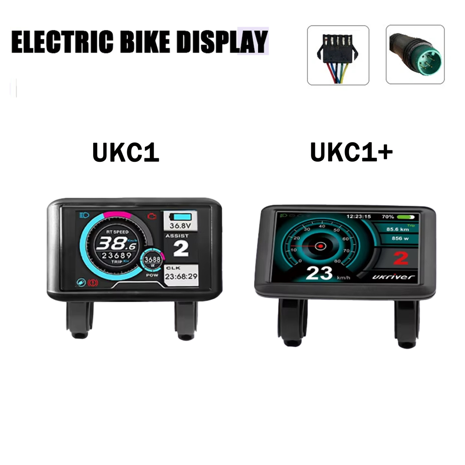 UKC1/UKC1+ LCD Colourful Display For Ebike Sabvoton Controllers APT protocol