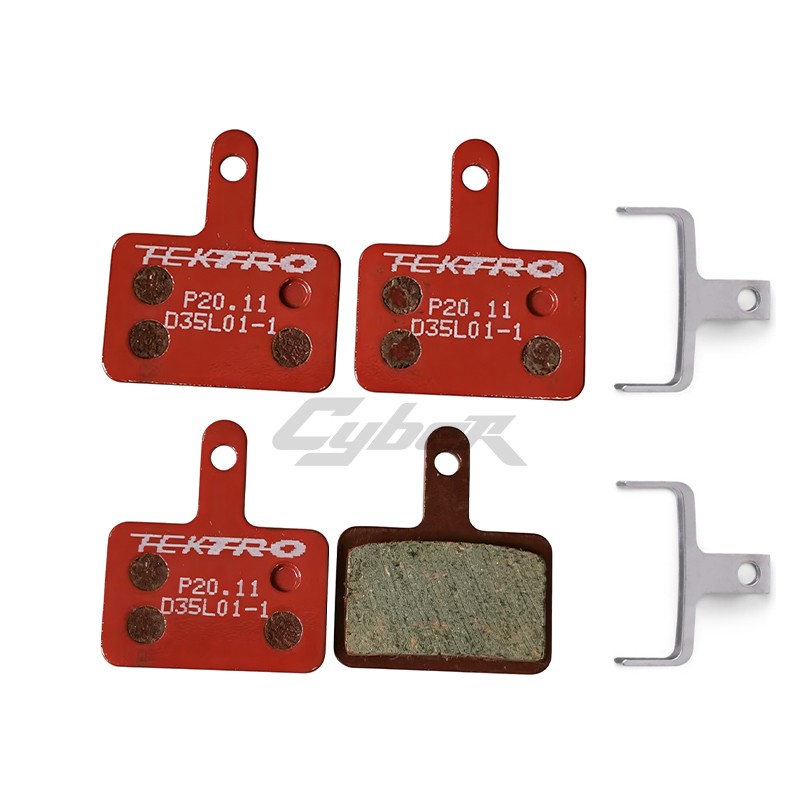 2 Pairs TEKTRO P20.11 Resin&Ceramic Disc Brake Pads MTB Disc Brake w/ Spring