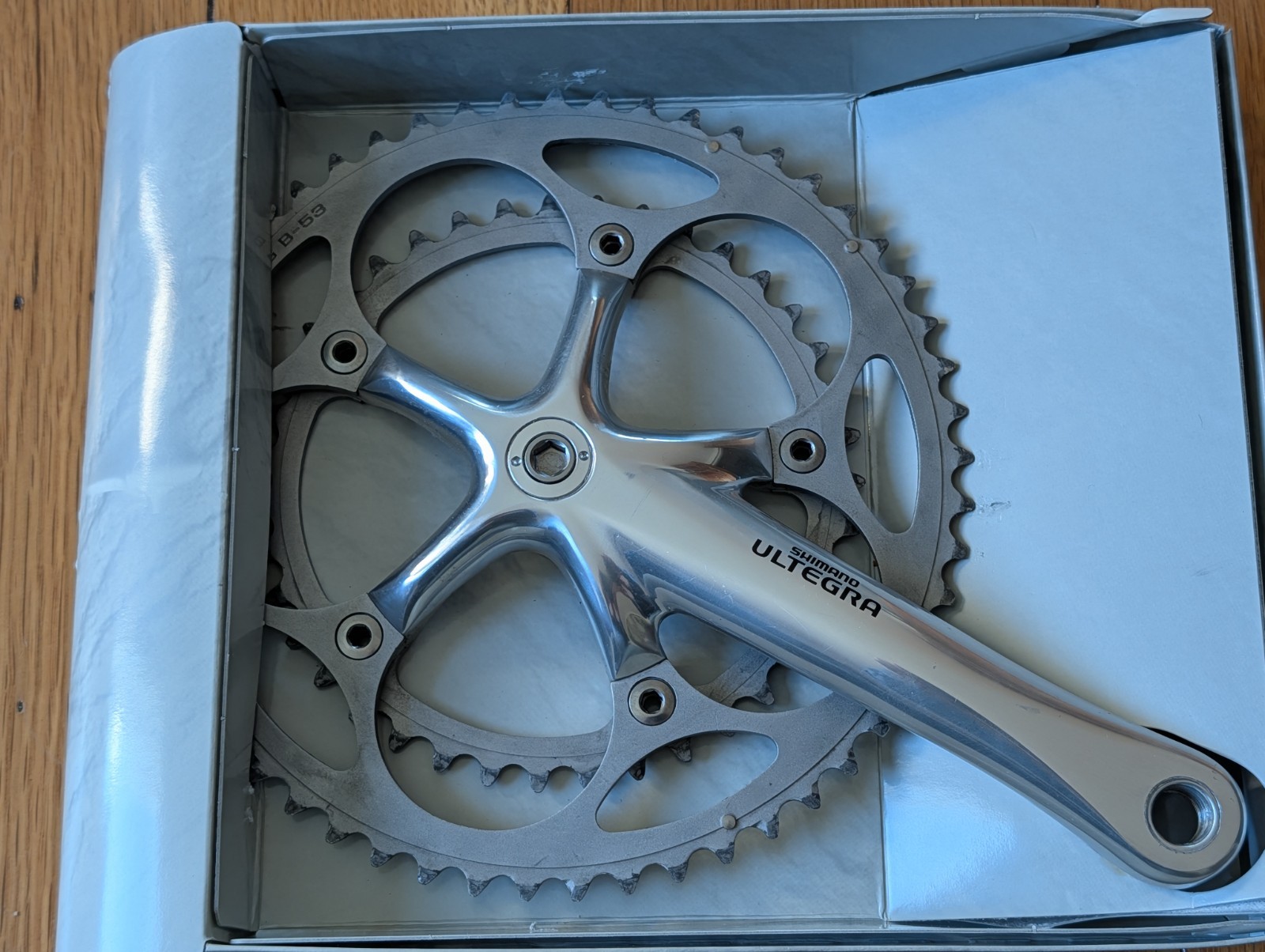SHIMANO ULTEGRA 6503 Crankset 9 Speed 6500 ROAD BIKE, OCTALINK – 175mm – 53/39