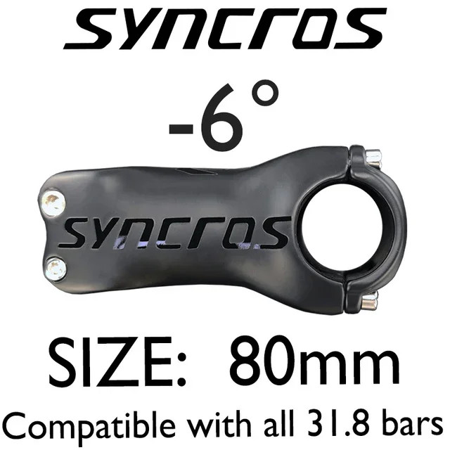Full Carbon Stem Mountain/Road Bike Stem Parts Angle 6/17 Degree 60-120mm Stem