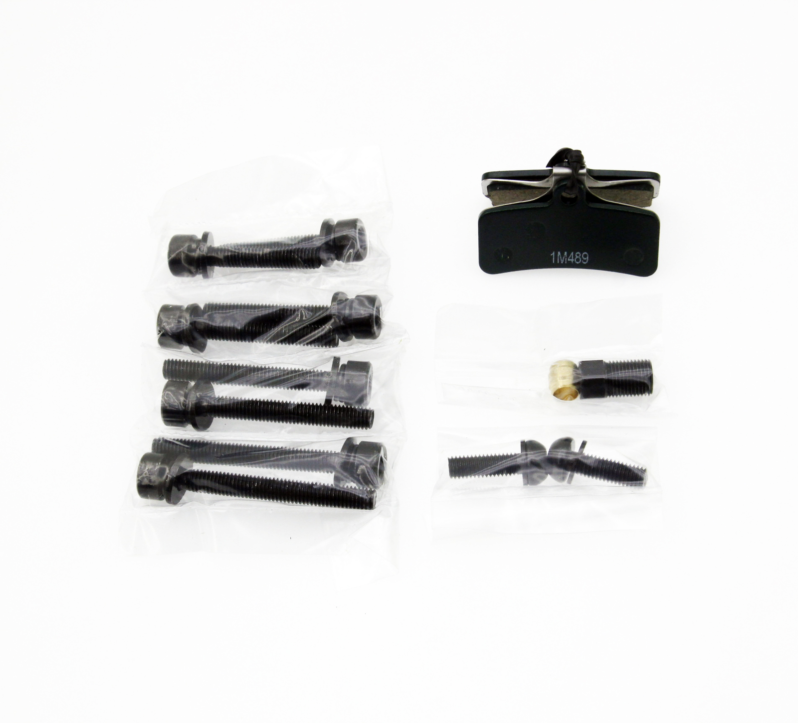 Red Juin Tech ETF 4-Piston Flat Mount Hydraulic Brake Fit Shimano 160/140mm Road