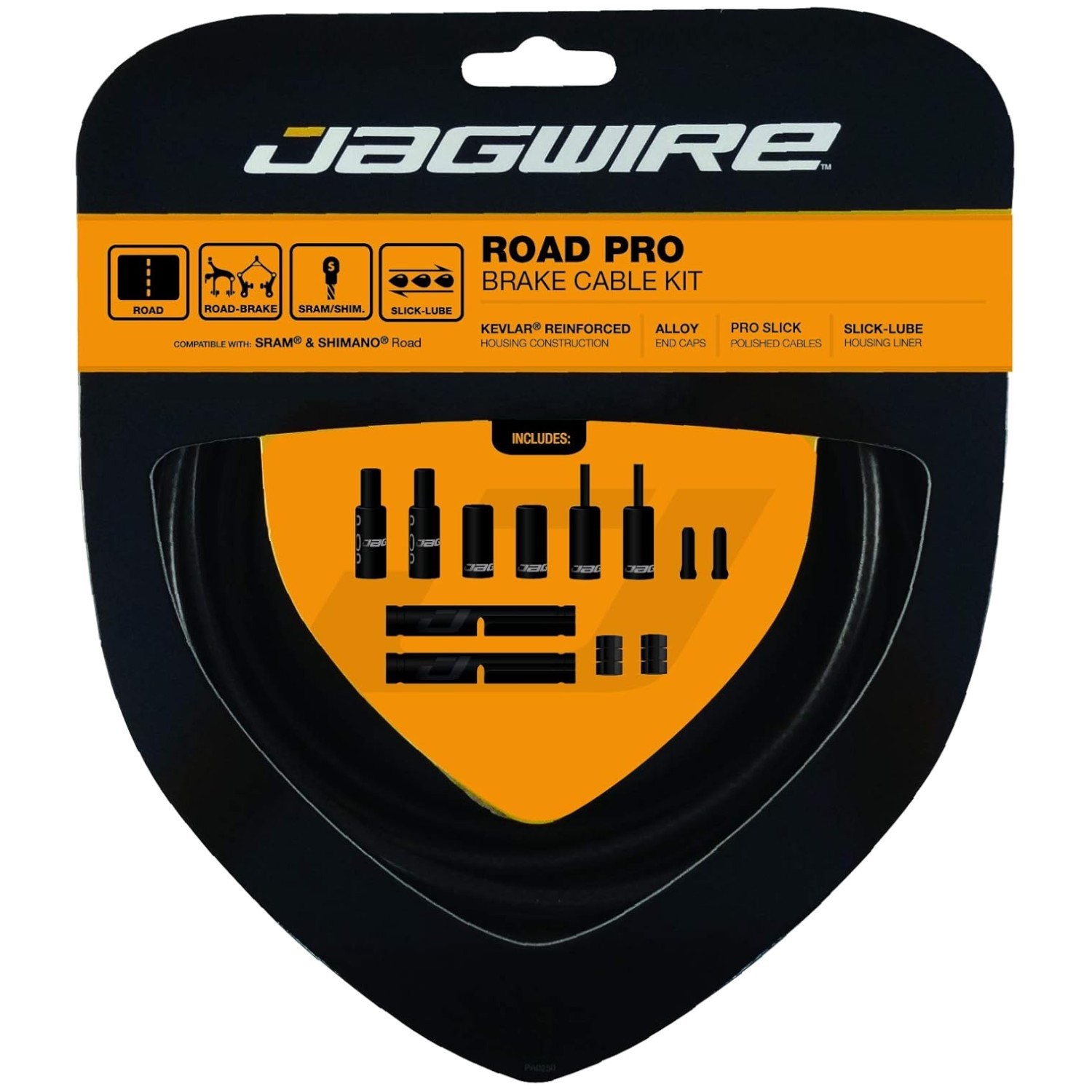 Road Bike Brake Cable Set – Stealth Black