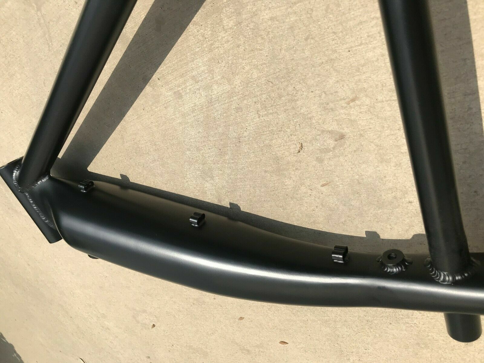3.4L Felt Faker Frame &Petcock, Wide Crank Kit, 26″ Bicycle Black Fork & Headset