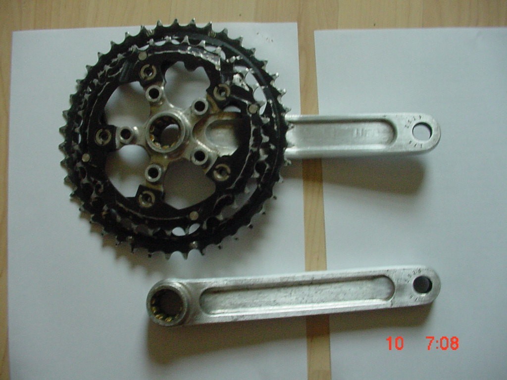 Race Face 175mm, Forged, Crankset, ISIS, MTB, 5arms, 34/42, USED, CANADA