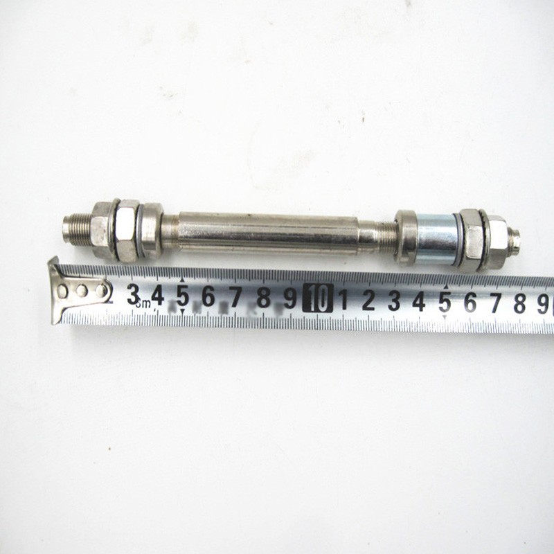 Bearing Bicycle Wheel Hub Axle Front Rear Solid Shaft Lever Bike Repai Part Tool