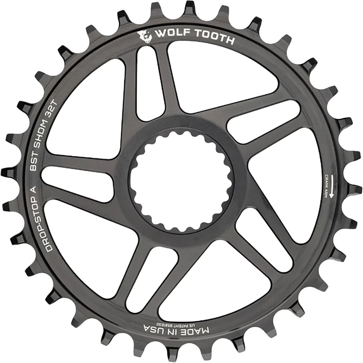 Wolf Tooth Components Shimano Boost 12-Spd Oval Chainring One Color, 36t