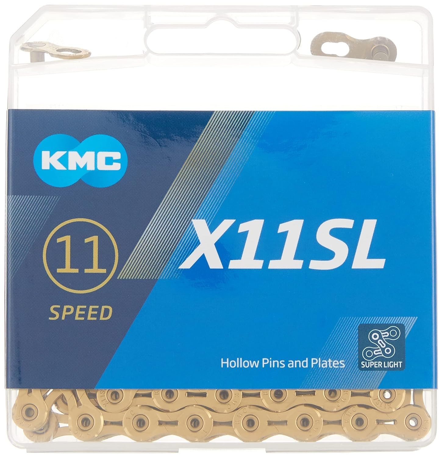 X11 SL 11-Speed Bike Chain Gold Titanium Nitride Lightweight Durable